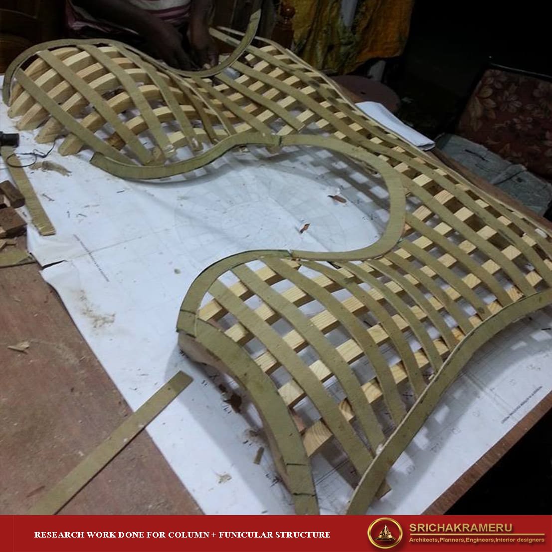 Columnless + Funicular Structure – Srichakrameru